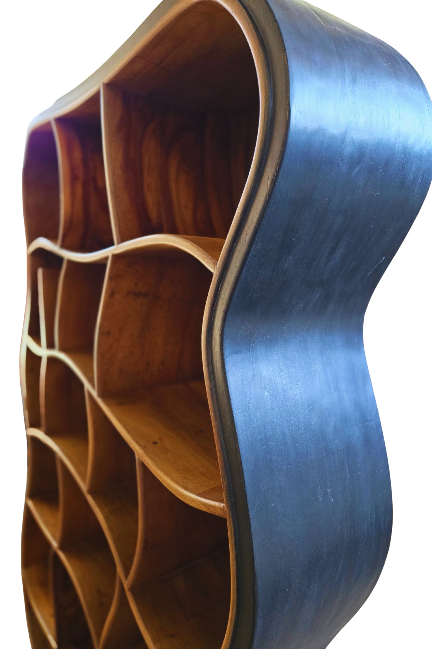 Handcrafted Wooden Bookcase | Luxury Statement Furniture - 100% Wood