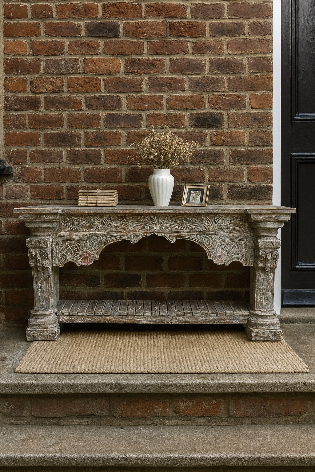 Vintage Wooden Console Tables – Handcrafted Hallway Furniture