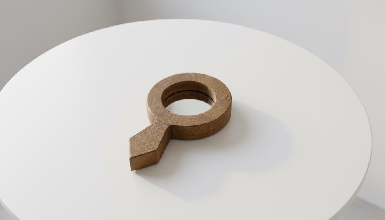 Handcarved Wooden Hand Mirror | Carved Accent Decor