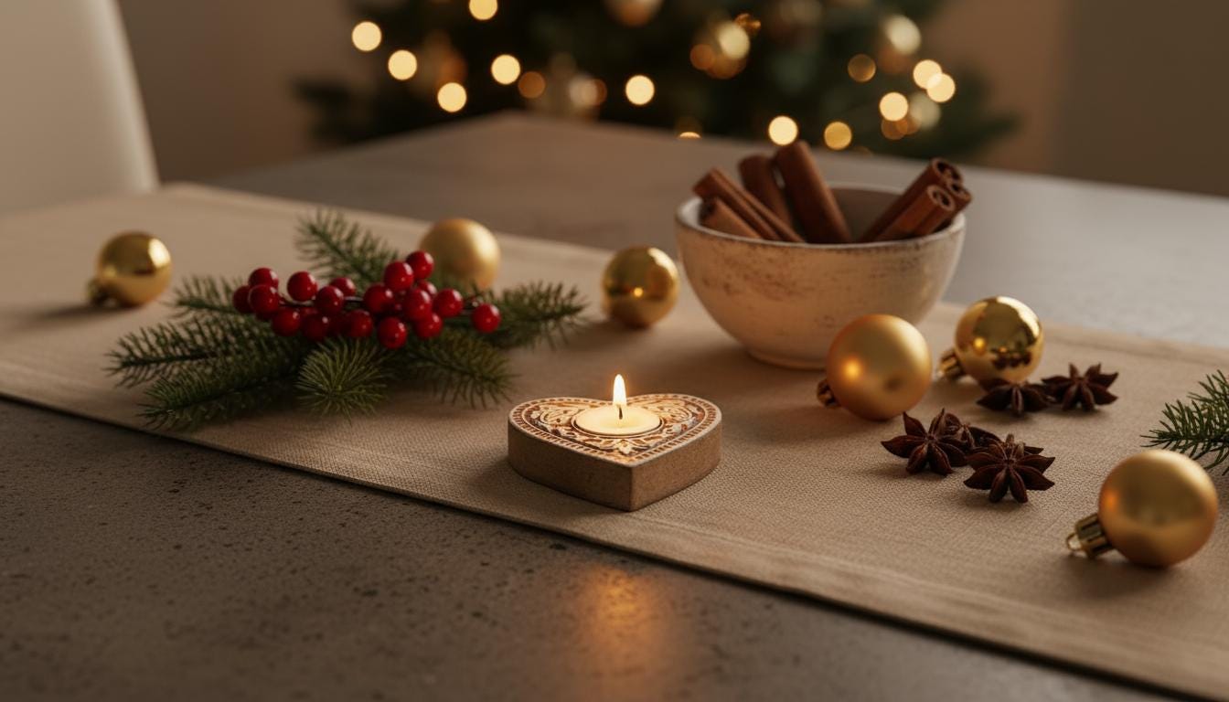 Wooden Tea Light Holder : Hand-Block Printed Mango Wood - 15 Designs