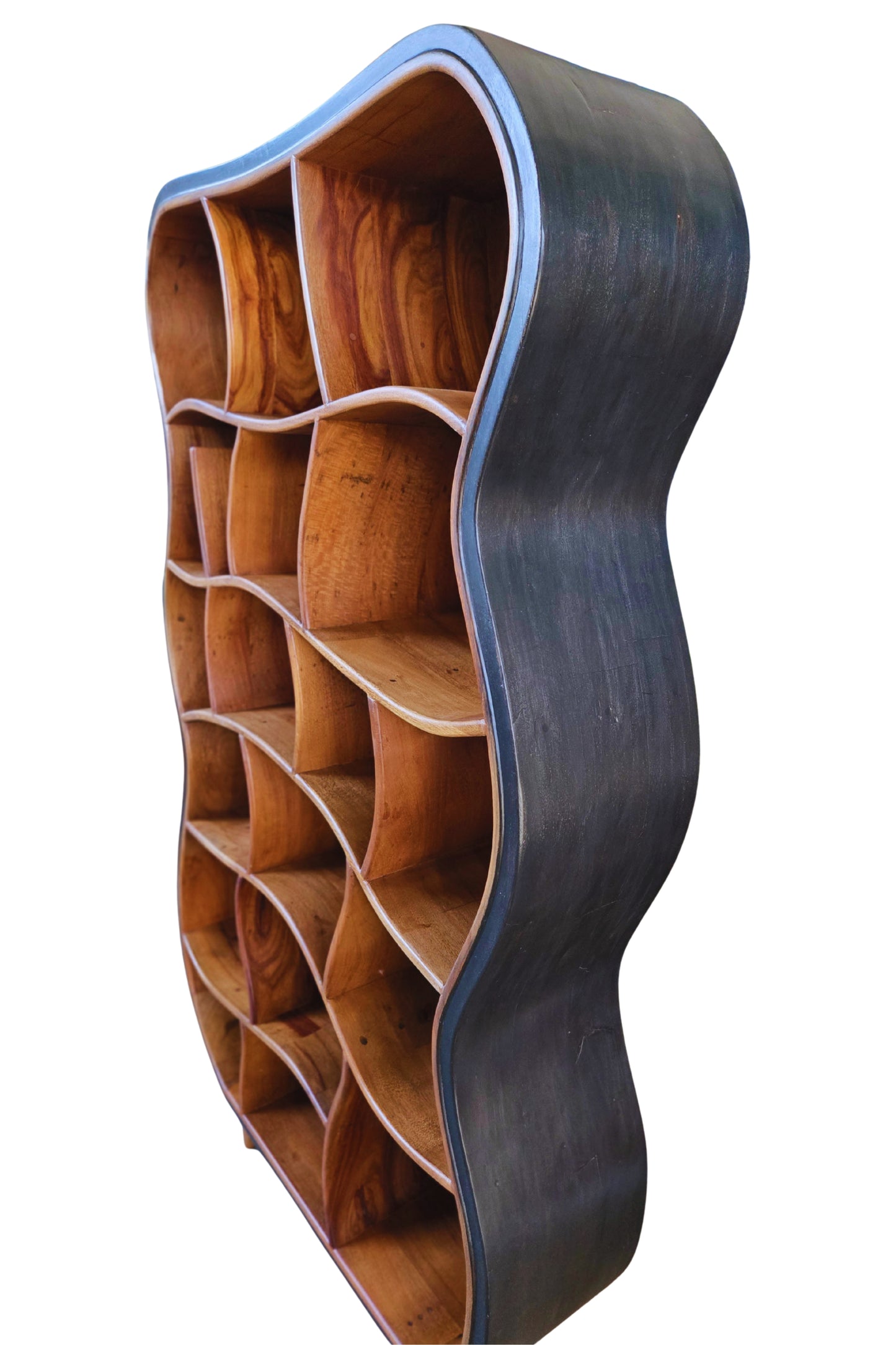 Handcrafted Wooden Bookcase | Luxury Statement Furniture - 100% Wood