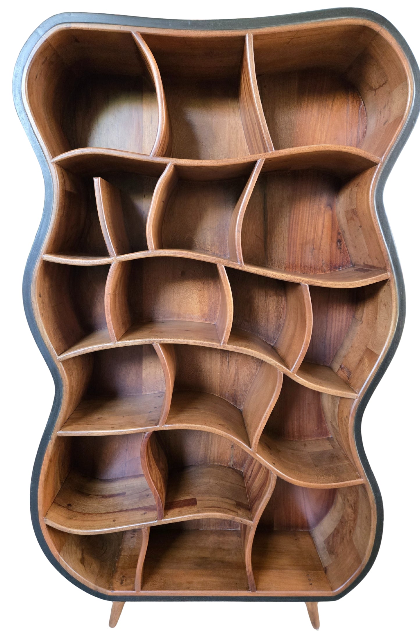 Handcrafted Wooden Bookcase | Luxury Statement Furniture - 100% Wood